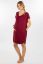 Preview: Eco Viscose Birthing Dress and Nursing Nightdress bordeaux