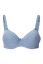 Preview: Cotton Nursing Bra with Form Cups and Bow blue