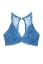 Preview: Plunge Maternity and Nursing Bra with Lace Back, blue