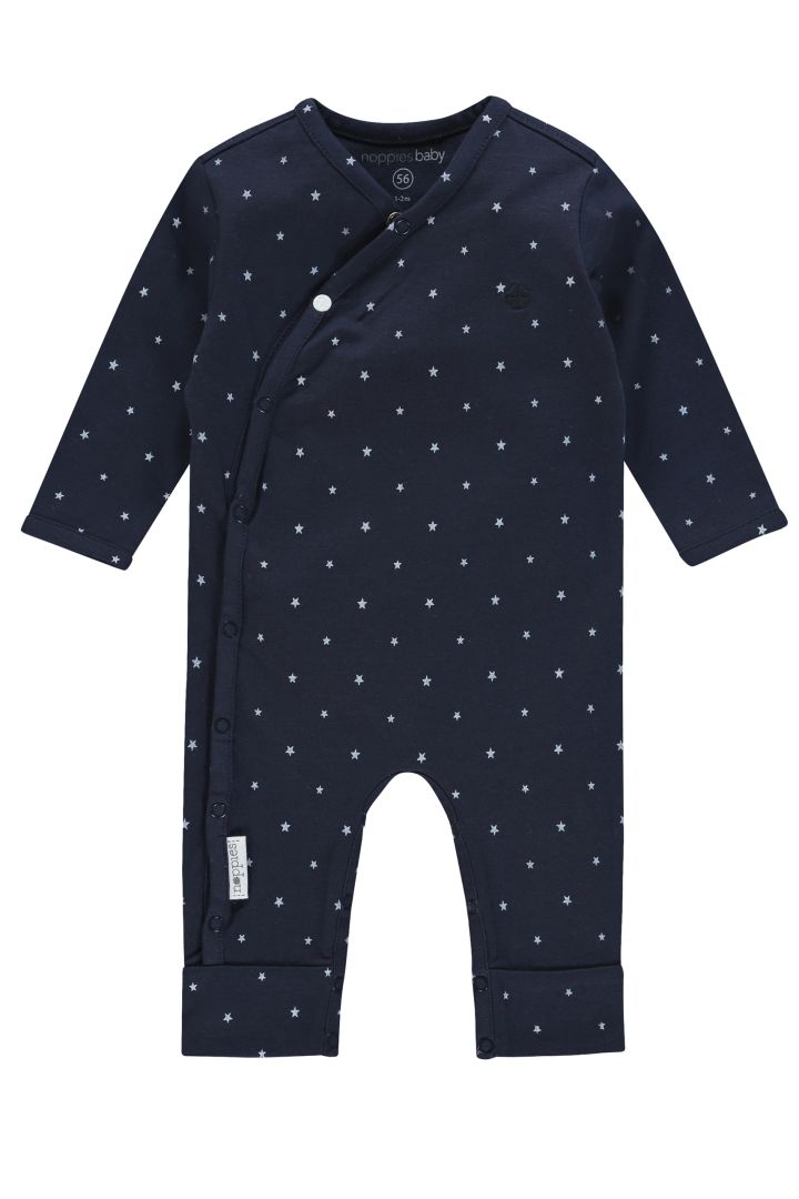 2pcs Set with Romper and Hat navy
