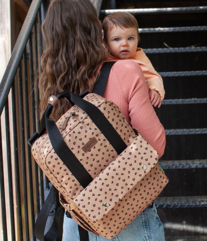 Eco Baby-Changing Backpack brown