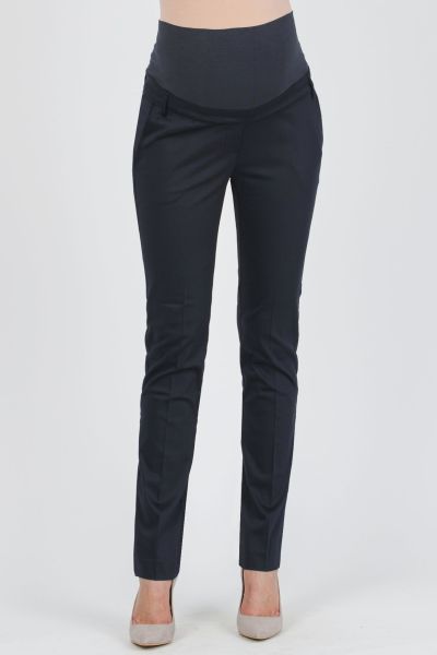 Maternity Trousers cropped navy