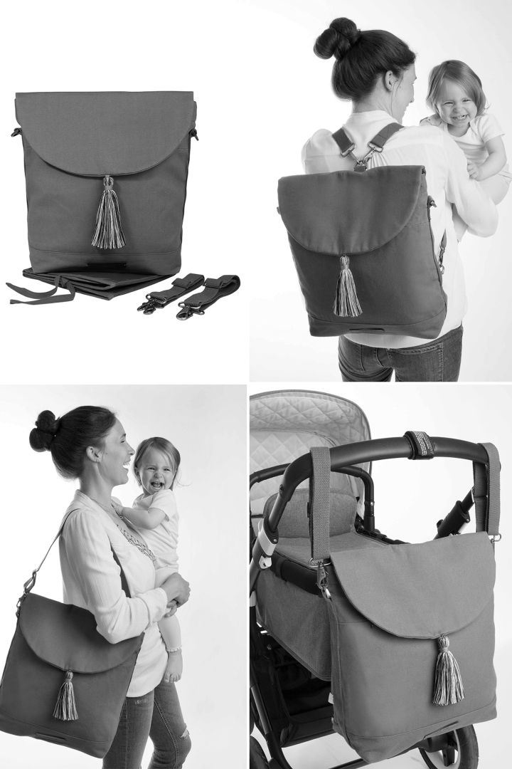 2 in 1 Baby-Changing Bag and Backpack Stay Wild