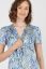 Preview: Midi Satin Umstands- und Stillkleid mit Knotendetail