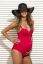 Preview: Monaco maternity swimsuit with underwire cups red