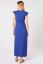 Preview: Midi Maternity and Nursing Dress in Wrap Look blue