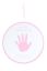 Vorschau: Baby Hand oder Fuß Abdruckset Geschenkdose rosa