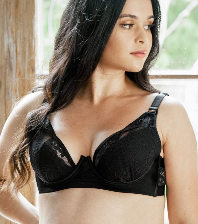 Nursing Bra with Shape Cups and Lace