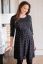 Preview: Maternity and Nursing Dress with Dots Print