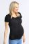 Preview: Organic Maternity and Nursing Shirt Short Sleeve black