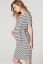 Preview: Striped Maternity Dress with Belt Detail