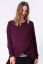 Vorschau: Cross-Over Umstands- und Still-Sweater burgund