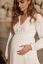 Preview: Boho Maternity Wedding Dress with Flounces