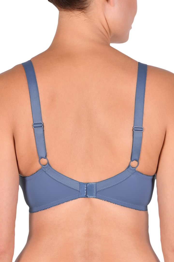 Maternity and Nursing Bra with Form Cups blue