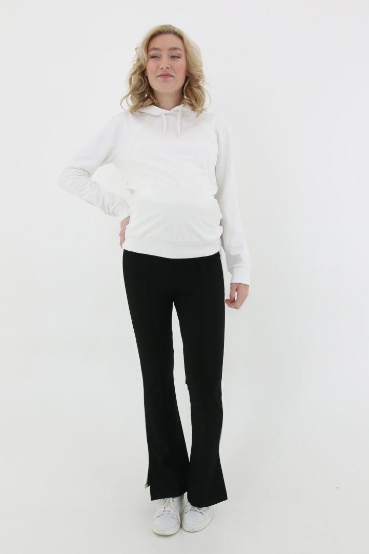 Athleisure Maternity Trousers with Stripes