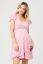 Preview: Maternity and Nursing Wrap Dress with Polka Dots pink