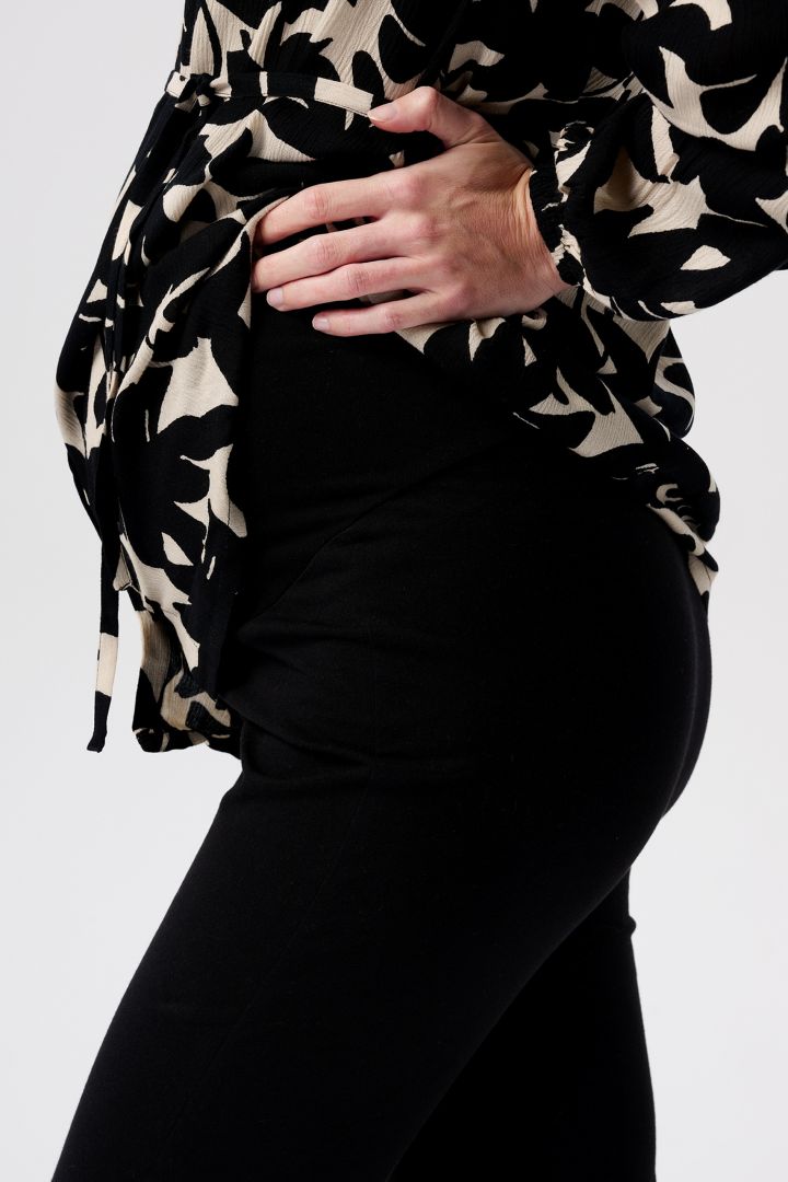 Maternity and Nursing Blouse with Allover Print