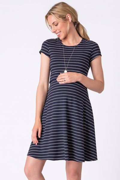 Maternity and Nursing Fit And Flare Dress