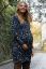 Preview: Maternity and Nursing Dress with Leaf Print
