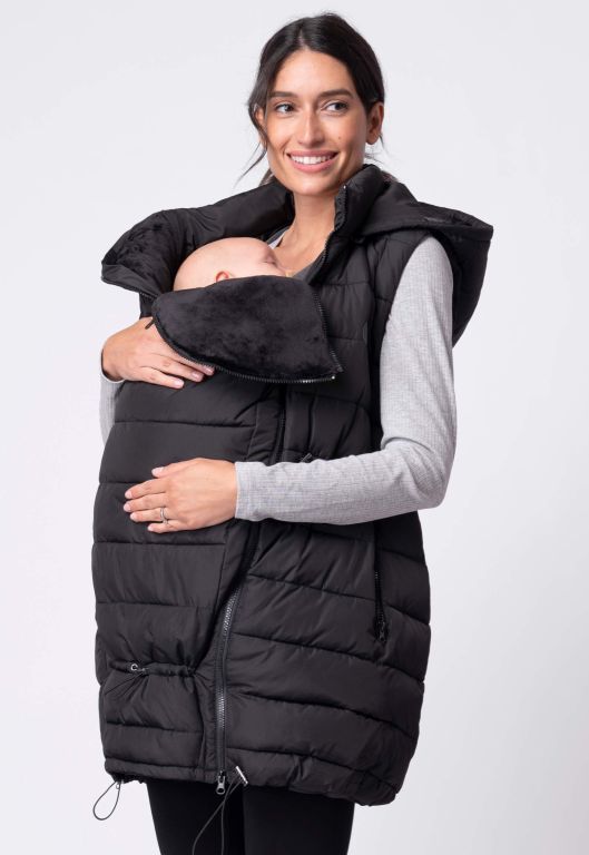 Eco Maternity and Babywearing Vest black