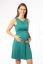 Preview: Sleeveless Maternity and Nursing Dress Dots turquoise