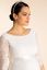 Preview: Plus Size A-Line Maternity Wedding Dress with Back Cut-Out
