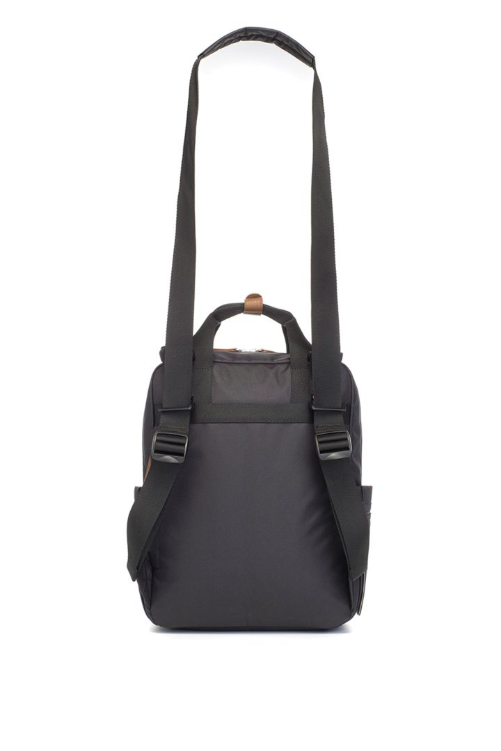 Georgi eco baby-changing backpack in black