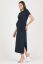 Preview: Maternity Dress with Knot Detail blue