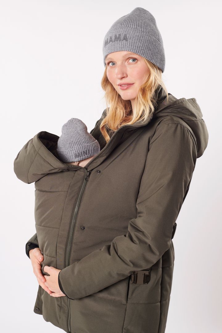 Maternity and Babywearing Jacket with Belt
