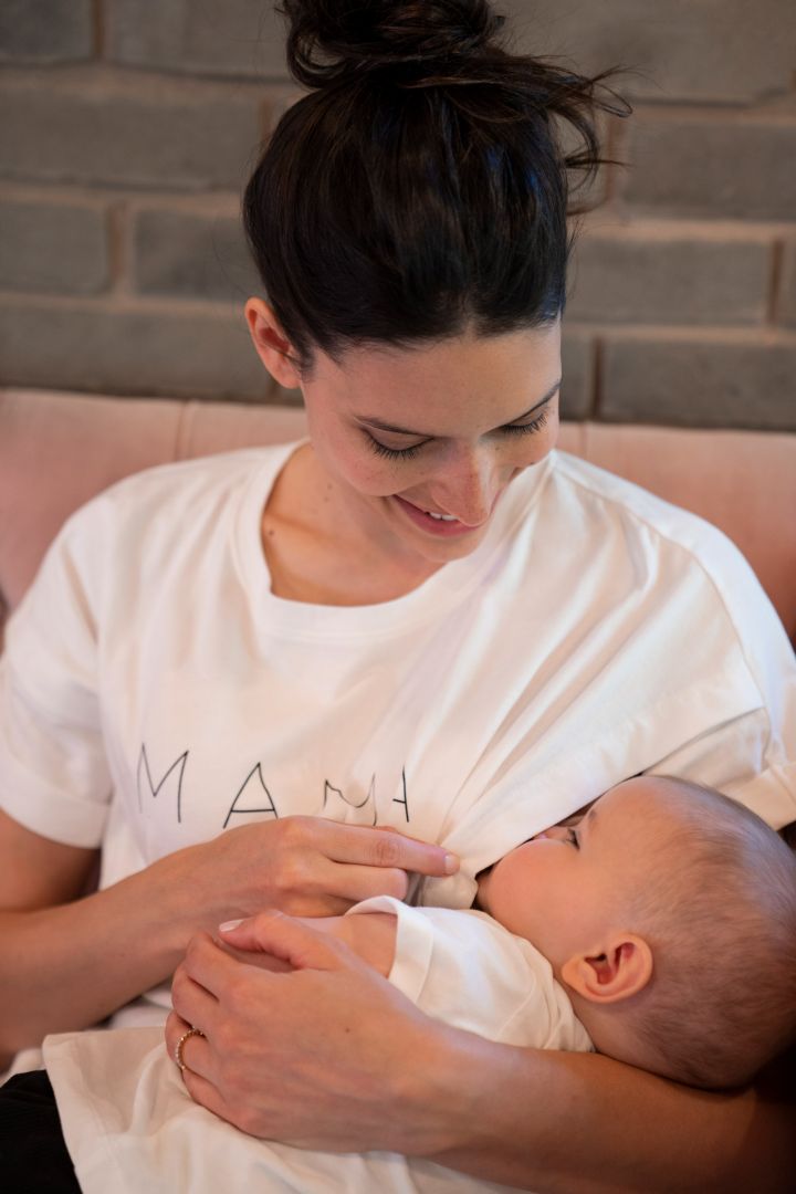 Mama Stillshirt und Baby T-Shirt im Set aus Bio-Baumwolle