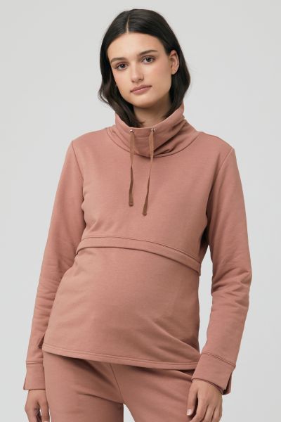 Soft Maternity Sweater with Nursing Opening