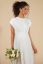 Preview: Midi Maternity Wedding Dress with Pleats