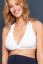 Preview: Organic Sleep Nursing Bra with Lace Back white