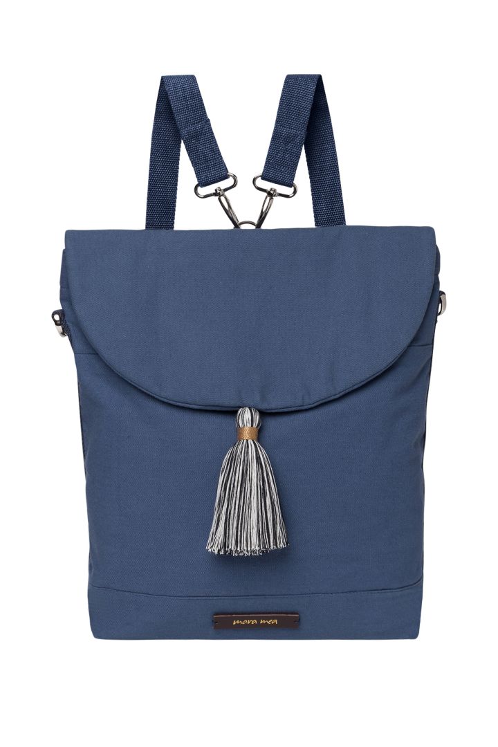 2 in 1 changing bag and backpack ocean blue