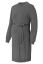 Preview: Organic Knit Maternity Dress with Tie Belt grey