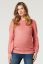 Preview: Eco Maternity Jumper with Balloon Sleeves coral