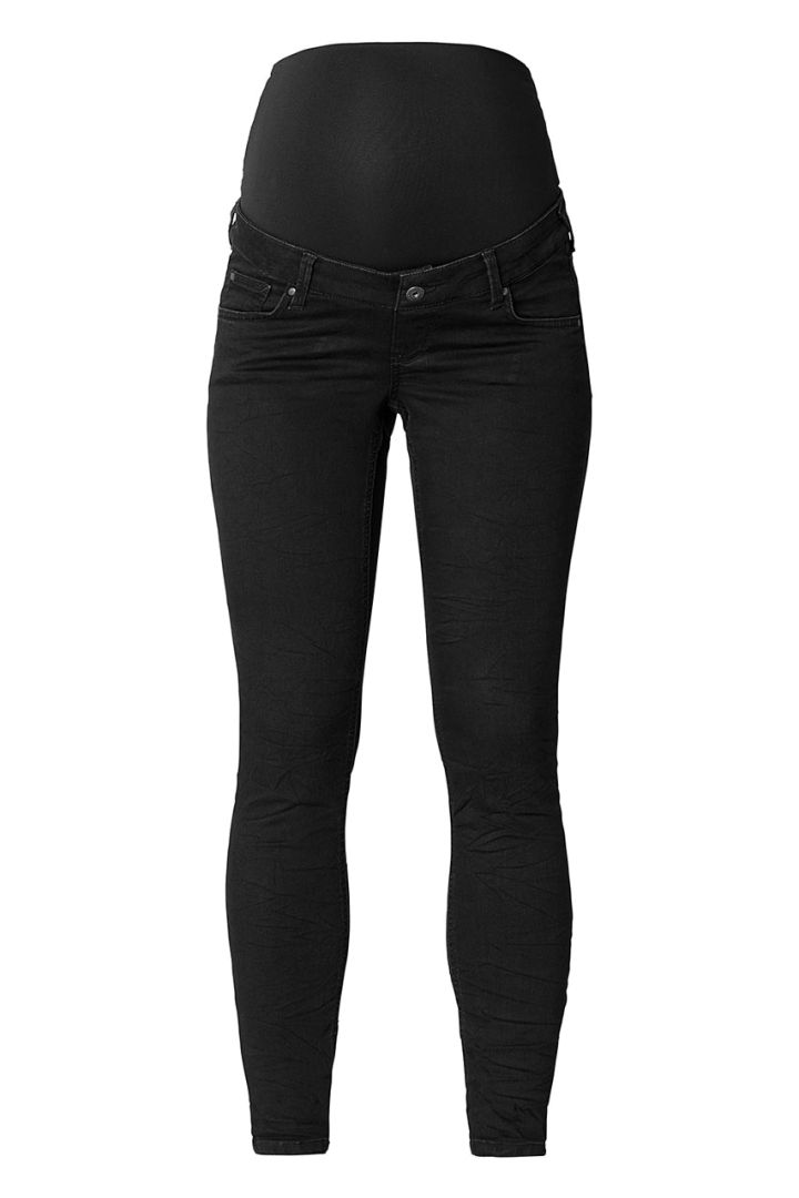 Maternity jeans super stretch slimfit black