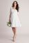 Preview: Pleated Maternity and Nursing Wedding Dress with Lace