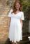 Preview: Maternity and Nursing Wedding Dress with Kimono Sleeves