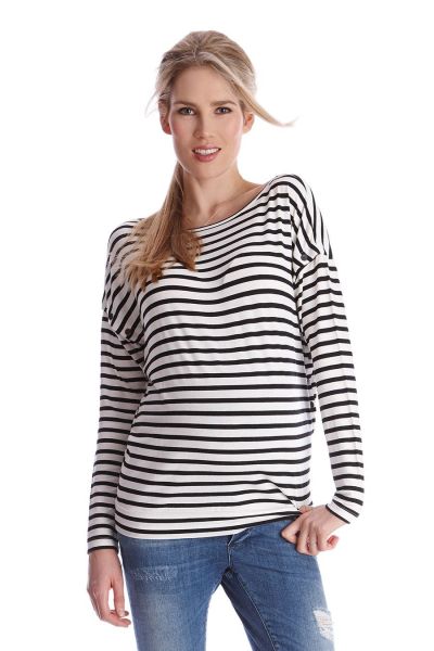 Miller striped Maternity and Nursing Shirt