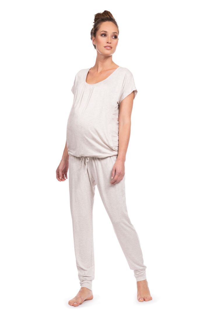 Maternity and Nursing Pyjamas with Drawstring Waist