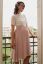 Preview: Maternity Dress with Lace and Chiffon Skirt