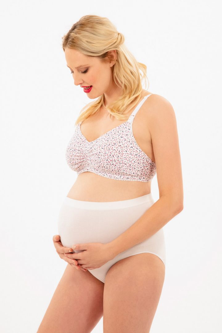 Maternity and Nursing bra with flower print