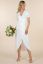 Preview: Midi Maternity and Nursing Wedding Dress in Wrap Look