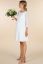 Preview: Maternity and Nursing Wedding Dress with 3/4 Sleeves ivory