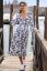 Preview: Midi Maternity and Nursing Dress with Ginkgo Print