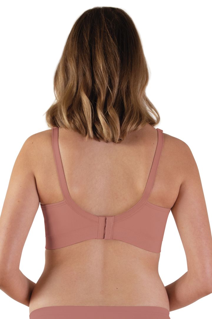 Eco Body Silk Seamless Nursing Bra pink