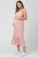 Preview: Gingham Maternity and Nursing Dress pink / white