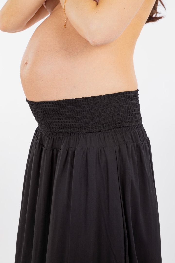 2 in 1 Maternity Skirt and Dress black