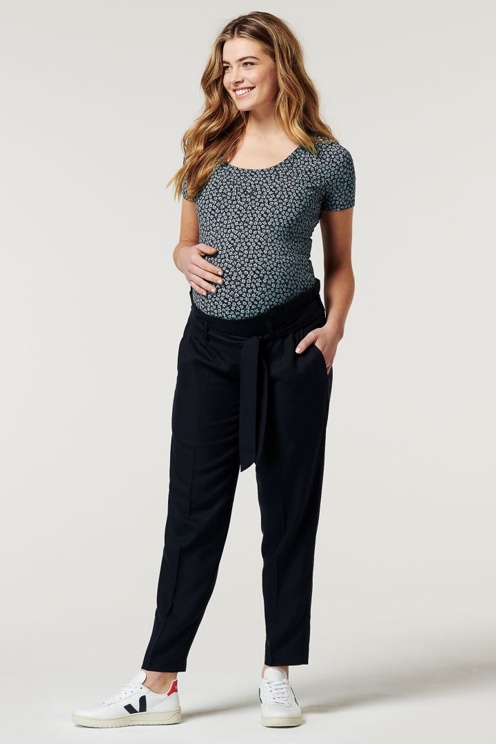 Tencel Paperbag Maternity Trousers